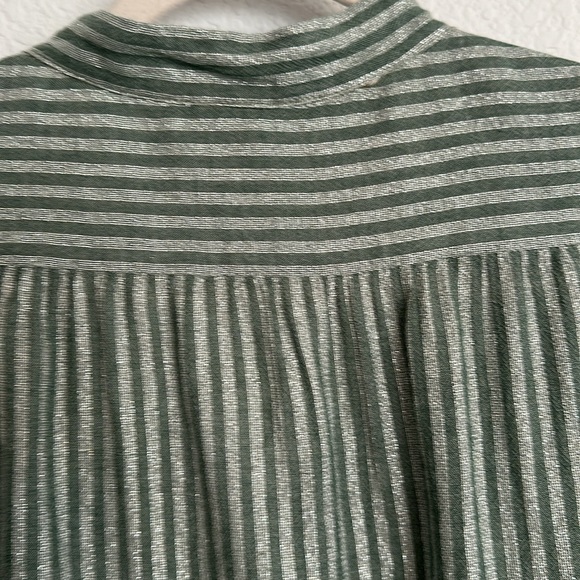 ANNE WILLI PARIS metallic threaded blouse 2 US 8 - Picture 10 of 10